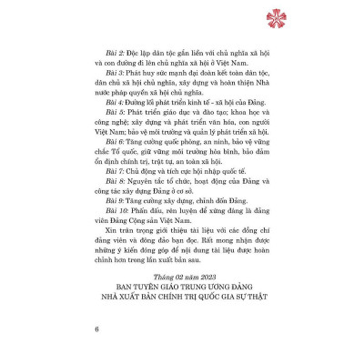 Sách - Tài Liệu Bồi Dưỡng Lý Luận Chính Trị Dành Cho Đảng Viên Mới - NXB Chính Trị Quốc Gia