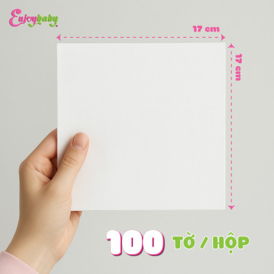 Khăn lau vải khô cao cấp Enjoy mềm dai đa năng giao nhanh chăm sóc bé yêu