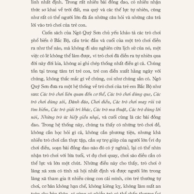 Trò Chơi Của Trẻ Em Ở Bắc Kỳ