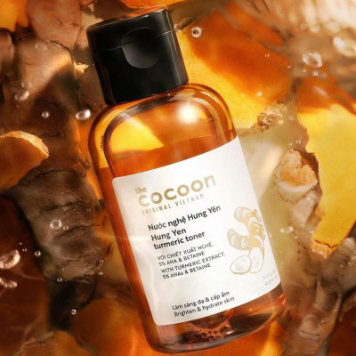 Combo Sữa rửa mặt nghệ Hưng Yên Cocoon 140ml + Toner Nước nghệ Cocoon 140ml