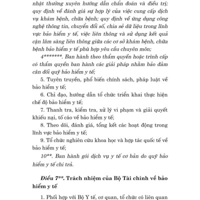 Luật Bảo hiểm y tế năm 2008 (sửa đổi, bổ sung năm 2013, 2014, 2015, 2018, 2020, 2023, 2024)