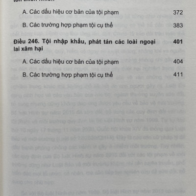Bình Luận Bộ Luật Hình Sự Năm 2015 - Phần Các Tội Phạm Chương XIX  Các Tội Phạm Về Môi Trường