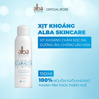 Xịt Khoáng ALBA SKINCARE Chống Lão Hóa Và Dưỡng Ẩm Cho Da 150ML