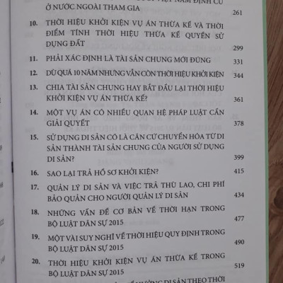 Thời Hiệu, Thừa Kế Và Thực Tiễn Xét Xử (Tái bản lần thứ nhất, có sửa đổi, bổ xung)