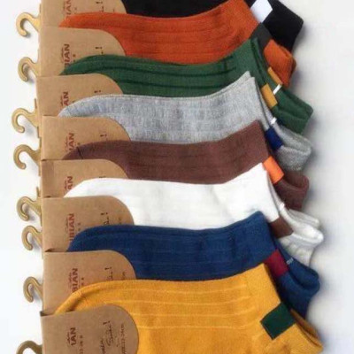 Combo 5 đôi tất gân nữ nhiều màu thời trang, năng động (giao màu ngẫu nhiên)