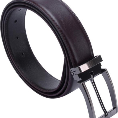 Thắt Lưng Nam Viền Chỉ Huy Hoàng HT4130 (120 x 3.5 cm) - Nâu