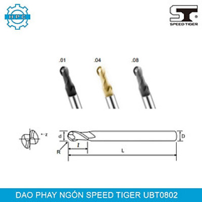Dao phay cầu Speed Tiger UBT0802
