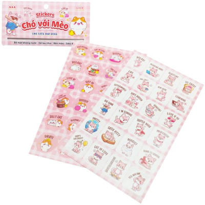 Stickers Chó Với Mèo - Liên Hiệp Thành USCVM