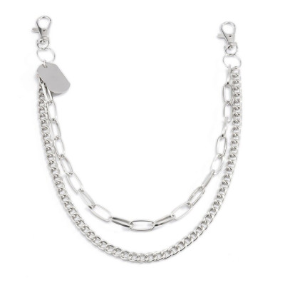 Dây thắt lưng đôi sành điệu 2022 hip-hop đường phố quần thời trang cá tính