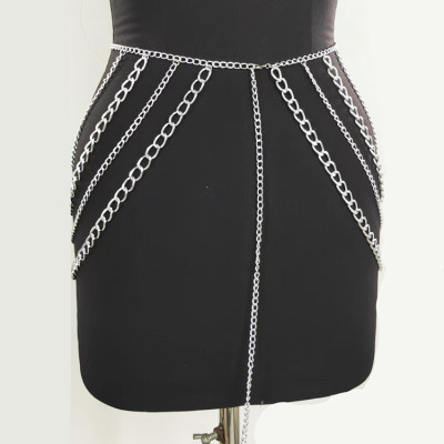 Belt xích nịt xích body chain thắt lưng và phối đai áo sang chảnh ấn tượng siêu tôn dáng cá tính unisex