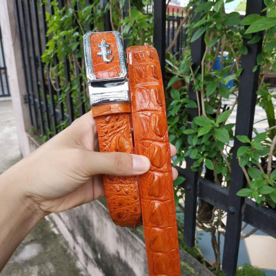 Thắt Lưng Cá Sấu Liền Nguyên Miếng 