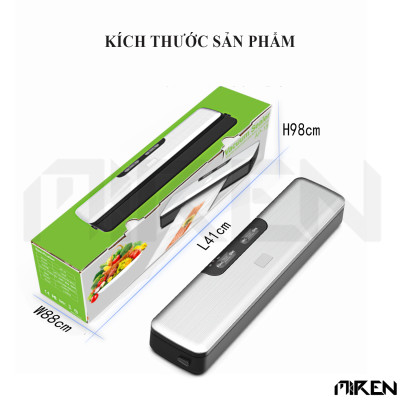 Máy Hút Chân Không Thực Phẩm Vacumm Sealer Đa Năng Hàn Miệng Túi Cao Cấp – Chế Độ Hút Khô, Ướt, Thịt & Chế Độ Hút, Seal Thủ Công Cho Thực Phẩm Rau Củ Quả. Hạt, Bột, Mềm Tùy Chọn. Hàng Chính Hãng 
