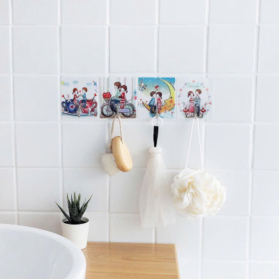 [Combo 10] Móc Dán Tường 3D Hình dễ thương – Chịu Lực Tốt – Siêu Dính