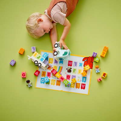 Đồ Chơi Lắp Ráp Đoàn Tàu Học Chữ - Alphabet Truck - Lego Duplo 10421 (36 Mảnh Ghép)