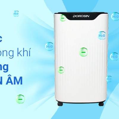 Máy hút ẩm gia dụng chính hãng Dorosin Airko 614 hàng chính hãng (15-35m2)/Công suất hút ẩm 14 lít /ngày - Cảm biến điện tử thông minh - Độ ồn thấp