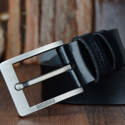 Thắt Lưng Da Bò Chính hãng COWATHER XF004 Đen