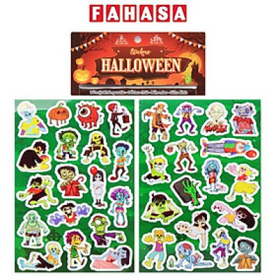 Bộ 2 Tờ Stickers Halloween - Liên Hiệp Thành USHLW