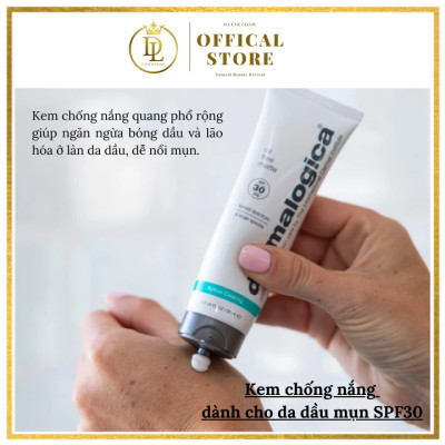 [HCM]  Kem chống nắng quang phổ rộng dành cho da dầu mụn Oil Free Matte  SFP30