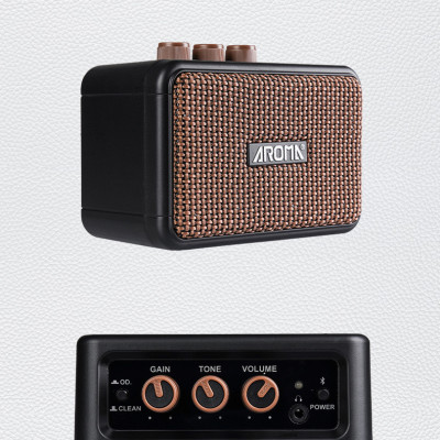 Loa Đàn Guitar Acoustic Aroma AG -04 I Loa Ampli Guitar Điện Mini Aroma AG-04