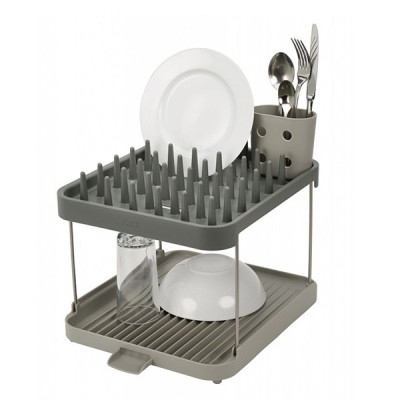 Giá úp bát đĩa 2 tầng Joseph Joseph 85150 Duo 2-Tier Dish Rack - Grey hàng chính hãng