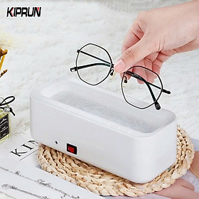Máy Làm Sạch Mắt Kính, Đồ Trang Sức Dùng Sóng Siêu Âm Cỡ Nhỏ Thiết Kế Di Động Sử Dụng Tại Nhà - Chất Lượng Cao