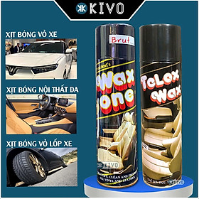 Chai Xịt Bóng Dưỡng Vệ Sinh Nội Thất Ô Tô – Phục Hồi Đồ Da, Nhựa, Gỗ Hiệu Quả, Tăng Độ Bóng Như Mới