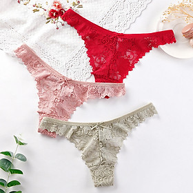 Combo 5 Quần Lót Nữ Lọt Khe Ren Mềm Gợi Cảm Mã 6056 – Thiết Kế Sành Điệu, Êm Ái, Tôn Dáng