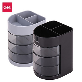 Set 2 khay cắm bút văn phòng Deli 9147 / Khay cắm bút nhiều ngăn Deli E9147
