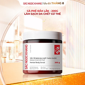 Tẩy tế bào da chết thảo dược dành cho cơ thể Sắc Ngọc Khang hũ 200g