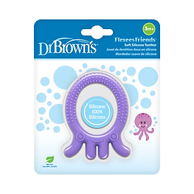 [ TE006 ] Ngậm nướu hình con bạch tuộc, 100% Silicone - Dr.Brown
