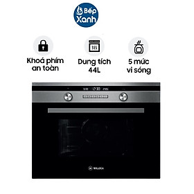 Lò Nướng Kết Hợp Vi Sóng Âm tủ Malloca MW-944TF - Dung Tích 44L - Hàng Chính Hãng