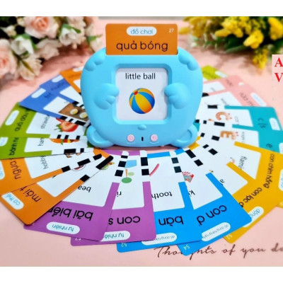 Máy Đọc Thẻ Tiếng Anh, Máy Đọc Thẻ Flashcard Song Ngữ Anh Việt 224 Từ Vựng