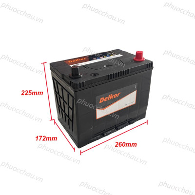 Ắc Quy Delkor DF70L (12V - 70Ah)