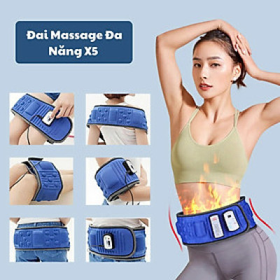 Đai Massage X5: Giảm KG và Giảm Đau Mỏi Hiệu Quả Cho Xương Sống và Khớp Loại Tốt, ĐÈN TRANG TRÍ, ĐỒNG HỒ TREO TƯỜNG, TRANG TRÍ NHÀ CỬA