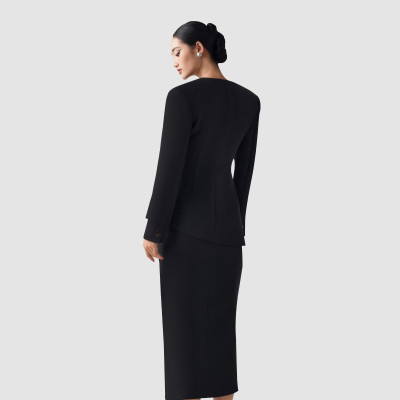 Áo vest nữ dáng ôm tôn dáng KELSEY thiết kế cao cấp WHITE CHIC