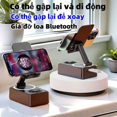 Giá Đỡ Điện Thoại 3 Trong 1 Kèm Pin Dự Phòng & Loa Bluetooth - Tiện Lợi, Dễ Dàng Mang Theo Khi Di Chuyển - HÀNG CHÍNH HÃNG MINIIN
