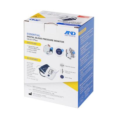 Máy đo huyết áp AND UA-611 Plus cảnh báo rối loạn nhịp tim