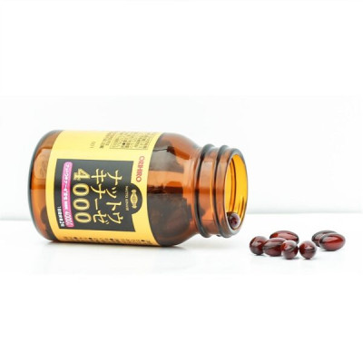 Viên Uống Natto Kinase 4000FU Orihiro 60 Viên Nhật Bản Hỗ Trợ Phòng Chống Đột Quỵ Tai Biến