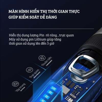 Tông Đơ Cắt Tóc Damas DH-6820 – Thiết Kế Đa Năng Chống Nước Tuyệt Đối Nhỏ Gọn, An Toàn –  Tặng Kèm Bộ Đồ Chuyên Dụng Chuẩn Salon – Hàng Chính Hãng