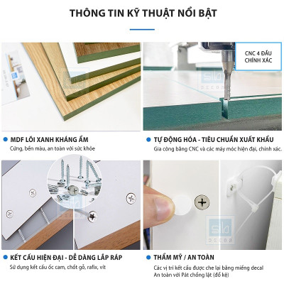 Tủ Giày Gỗ Hiện Đại Thương Hiệu SIB Decor TG27