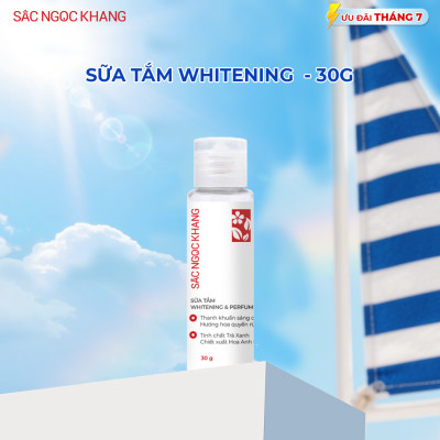 [Size du lịch] Sữa tắm dưỡng thể Nano Collagen Sắc Ngọc Khang giúp da sạch-căng mịn-trắng sáng (Chai 30ml)