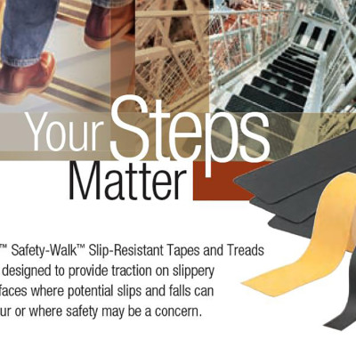 Băng keo chống trượt tốt 3M 610 Safety-walk 50mm x 3m lẻ (Đen)