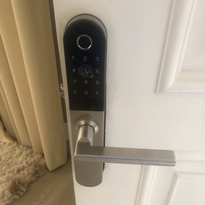 Khóa cửa vân tay thông minh cao cấp - Giải pháp dành cho cửa nhôm xingfa, mở qua APP, thẻ từ, cấp mã mở khóa từ xa Neolock - NEO7S