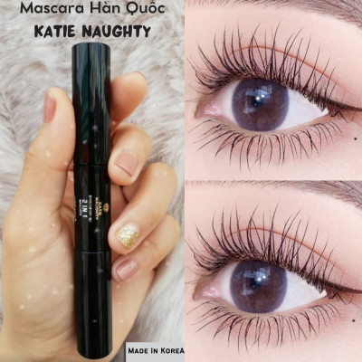Mascara Siêu Dài Và Dày Mi 2 In 1 Katie Naughty Eyes Expert Hd