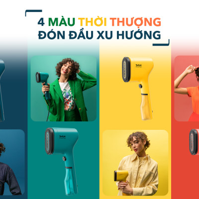 [SẢN PHẨM MỚI] Bàn ủi hơi nước cầm tay Tefal Pure Pop - [Hàng chính hãng]