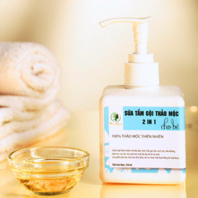 Sữa tắm thảo mộc cho bé Wonmom 250ml