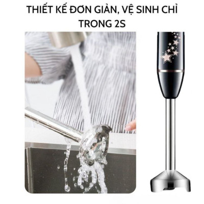 Máy xay cầm tay SOKANY SK02013, công suất 600W nhỏ gọn chống văng tiện lợi dễ vệ sinh - HÀNG CHÍNH HÃNG 
