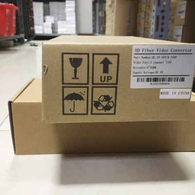 Bộ chuyển đổi video sang quang 2 kênh GNETCOM HL-2V-20T/R-720P (2 thiết bị,2 adapter) - Hàng Chính Hãng