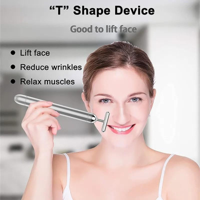 (Có Pin Sẵn) Cây massage mặt nâng cơ (Nhận hàng sau 1-3 ngày) săn da mặt giảm nếp nhăn & Máy Mát Xa Mắt Mini