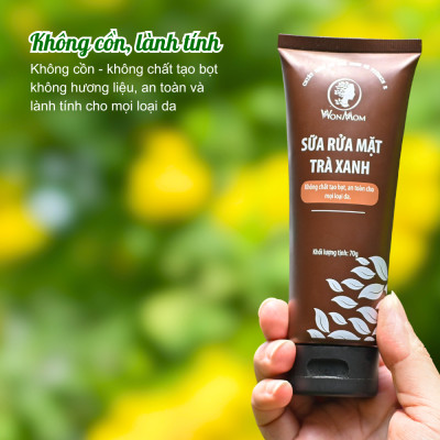 Bộ làm sạch da và tạm biệt mụn Wonmom ( 1 Sữa rửa mặt + 1 Serum mụn )